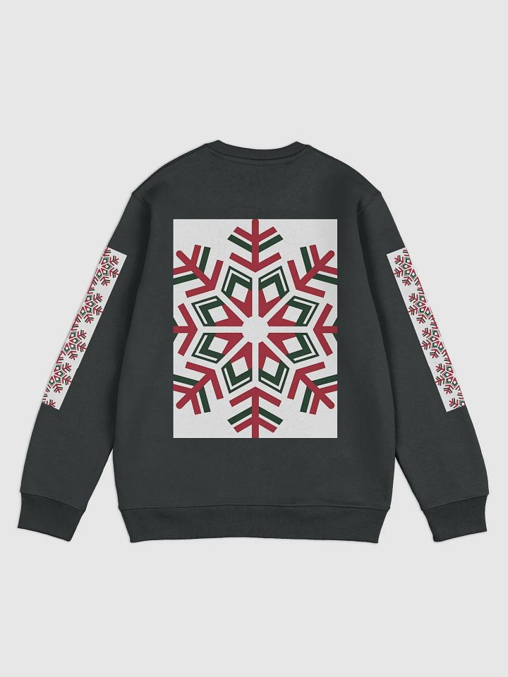 Modern Snowflake Symmetry Eco Sweatshirt product image (2)