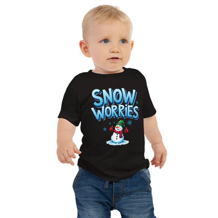 Snow Worries Baby Tee product image (1)