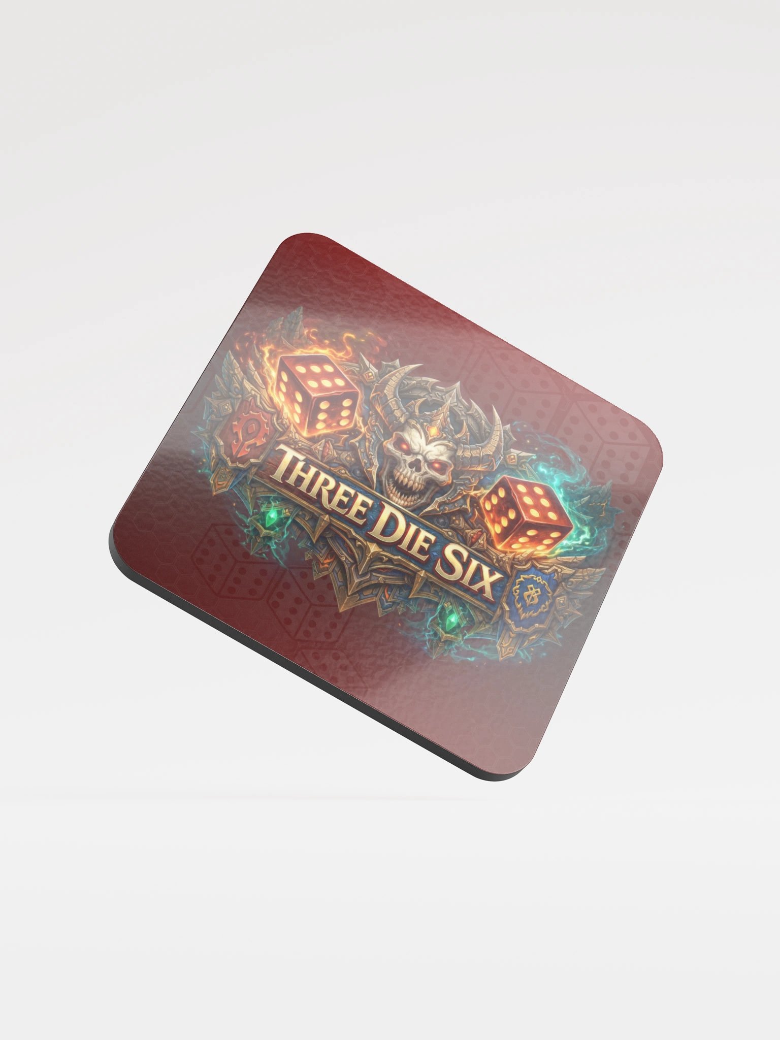 Three Die Six Coaster product image (1)