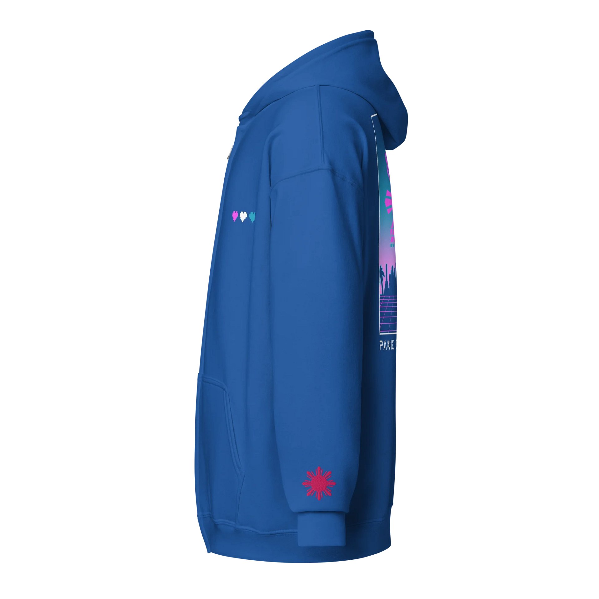 Pilipinas Vapourwave Zip Hoodie product image (11)
