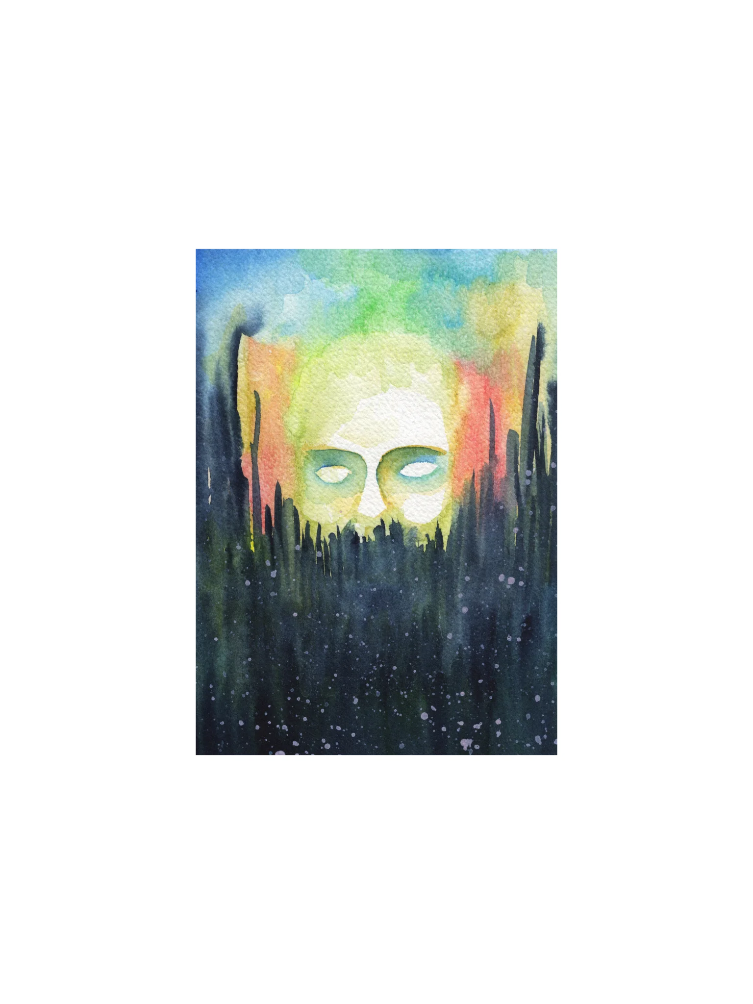 Forest Ghost - Dark Surrealism Pine Forest Wall Art product image (3)