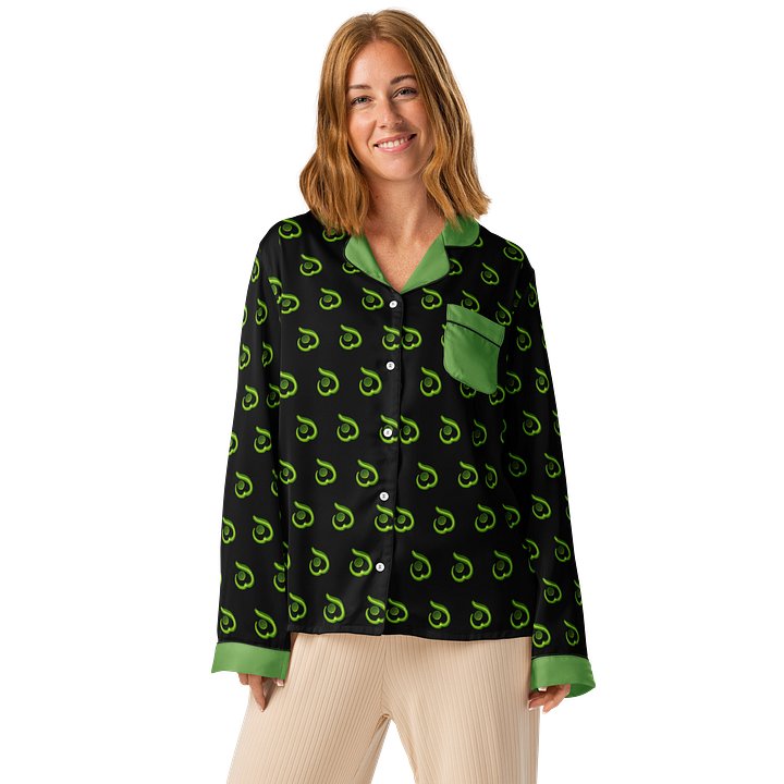 WILLOWISP Field Agent Patterned Long Sleeve Pajama Top product image (1)