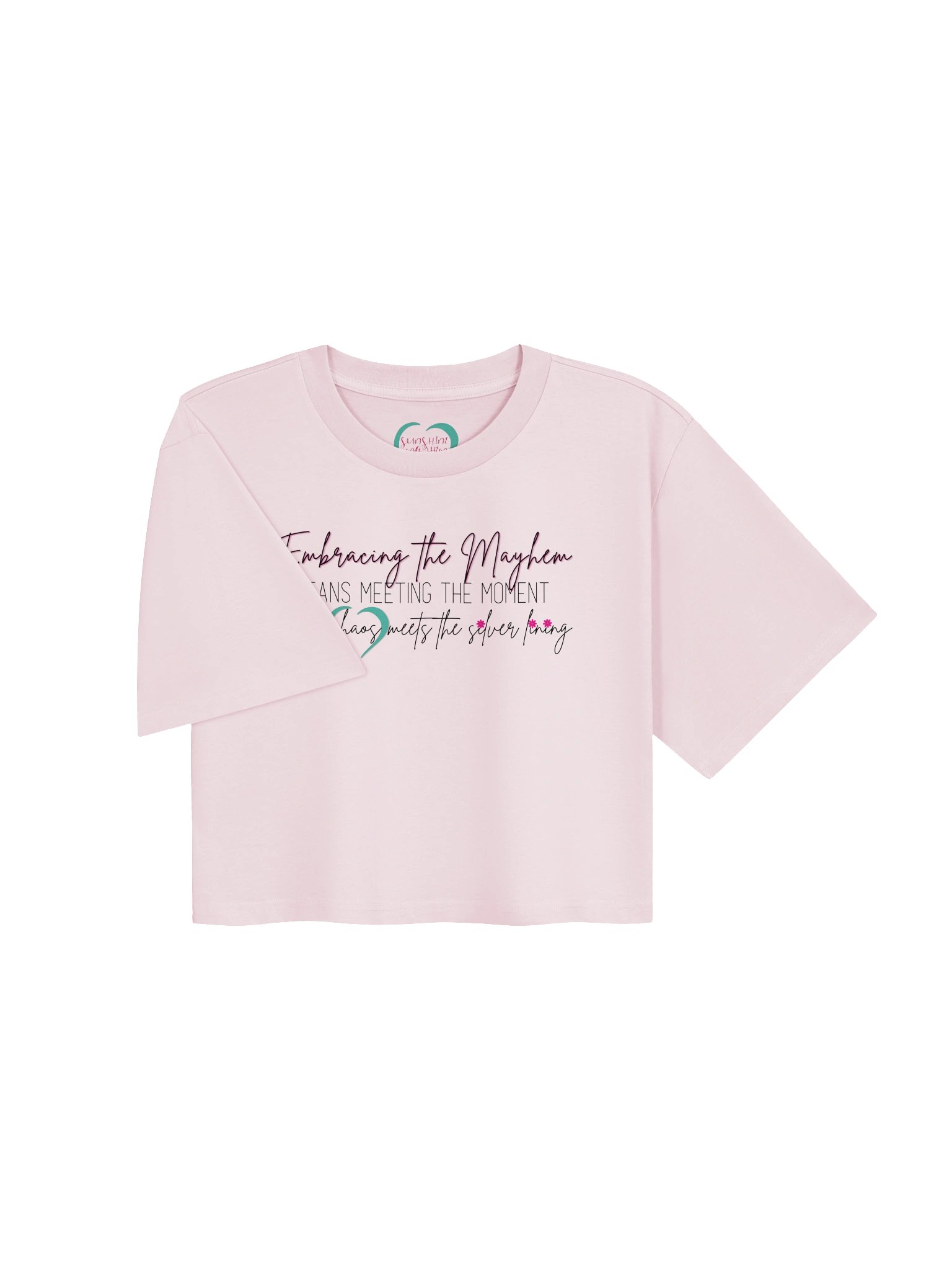 Embrace the Mayhem Crop | dark logo product image (9)