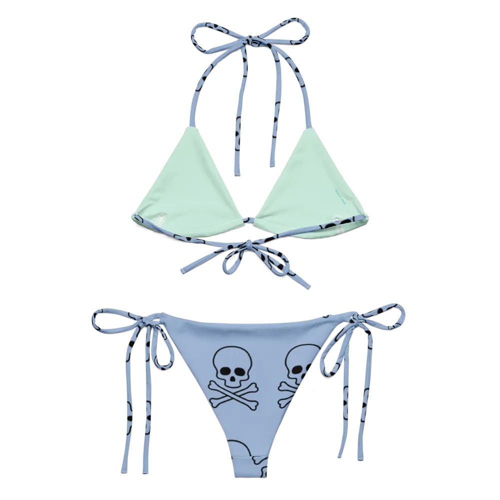 Icy Blue Skull Bikini product image (5)
