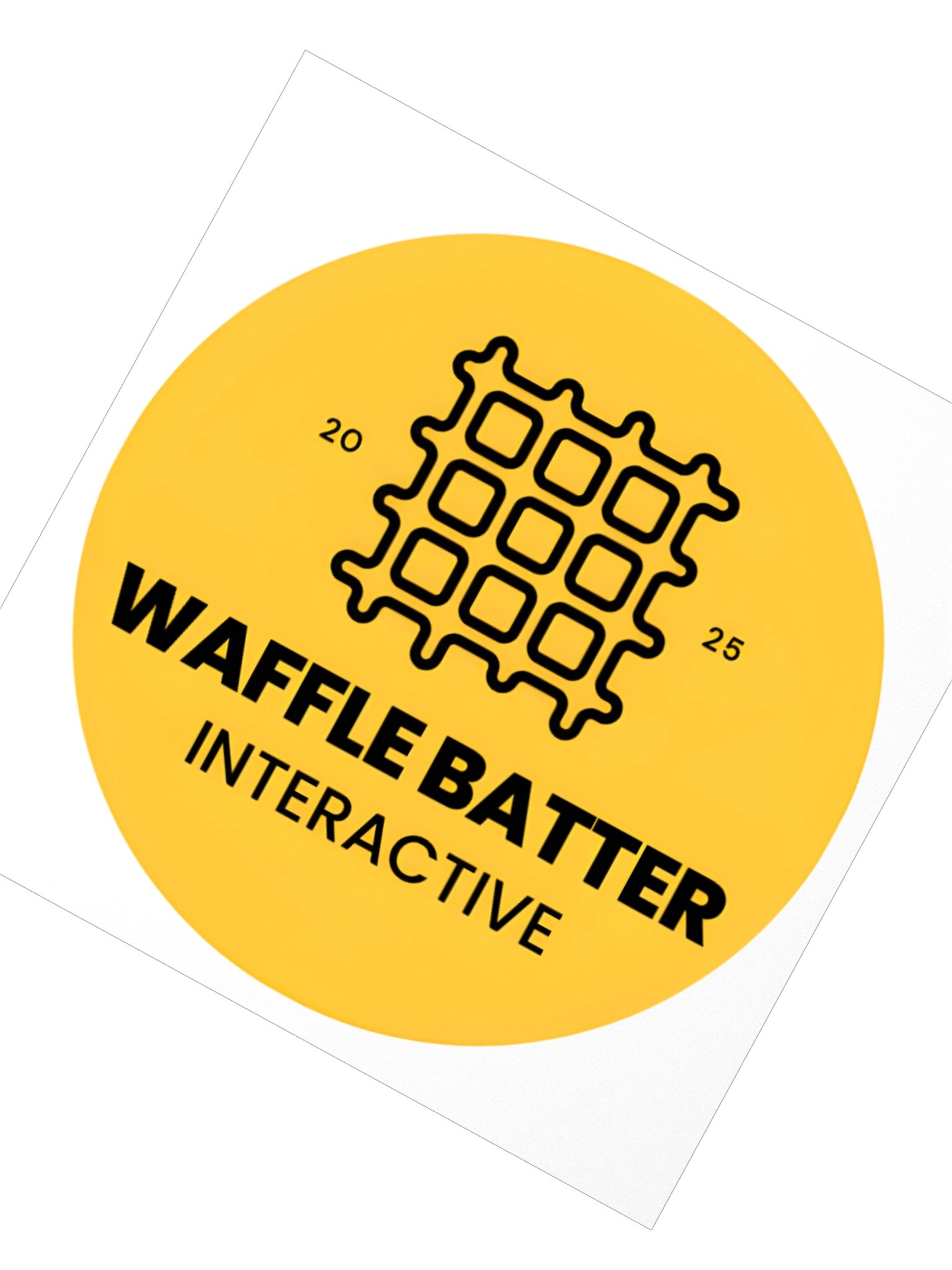 Waffle Batter Icon Sticker product image (3)