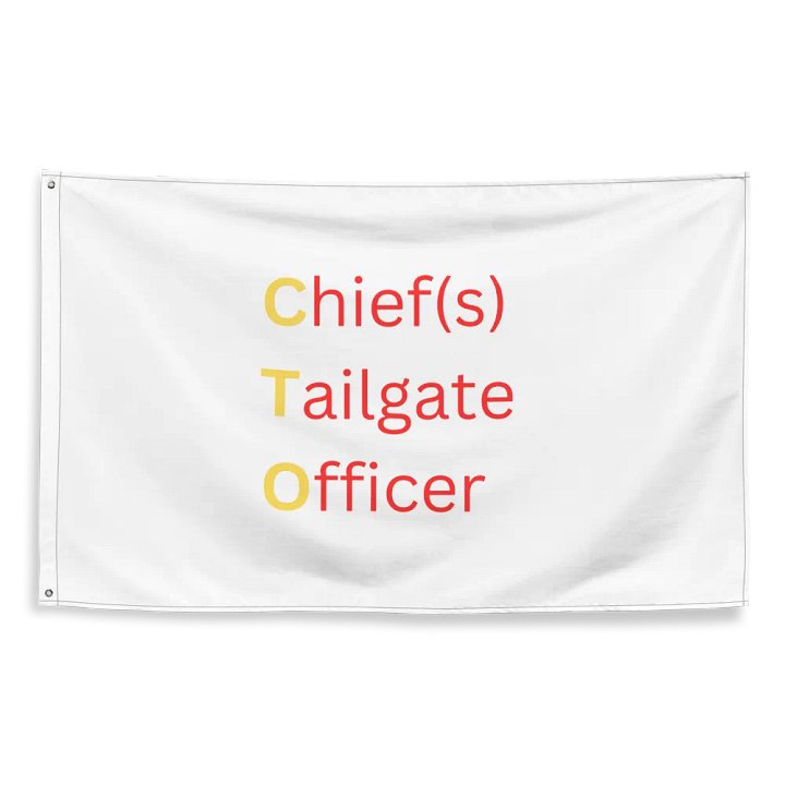 Chief(s) Tailgate Officer Flag product image (2)