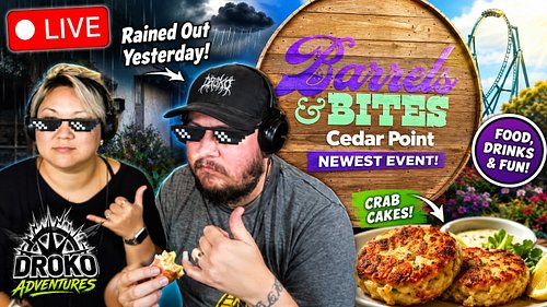 https://www.youtube.com/live/jBEu_c4wsIQ?is=rLgIFtitCuN36UmP

Before we could even make it through Cedar Point’s NEW Barrels ...