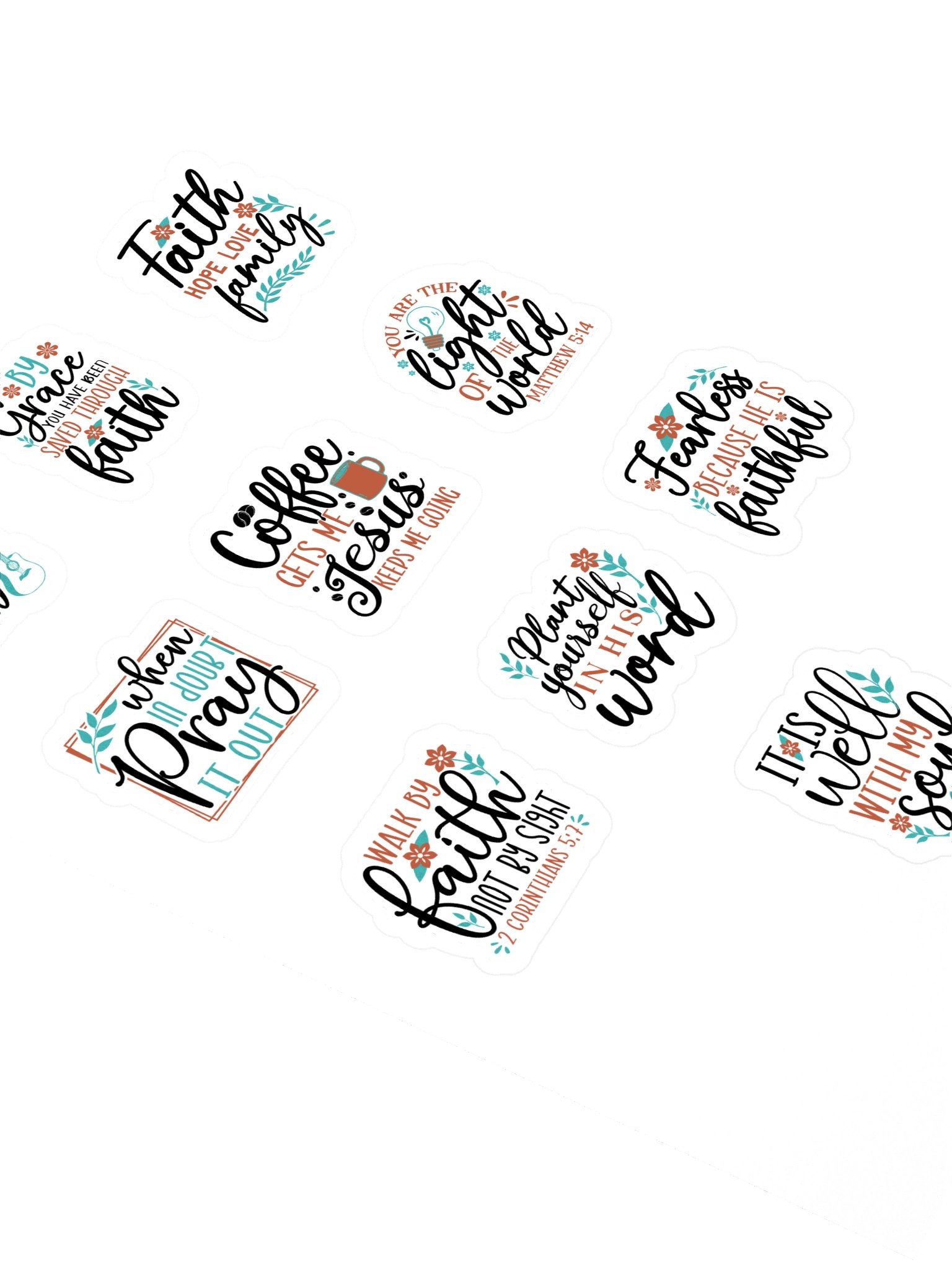 Faithful Reminders Sticker Sheet product image (2)