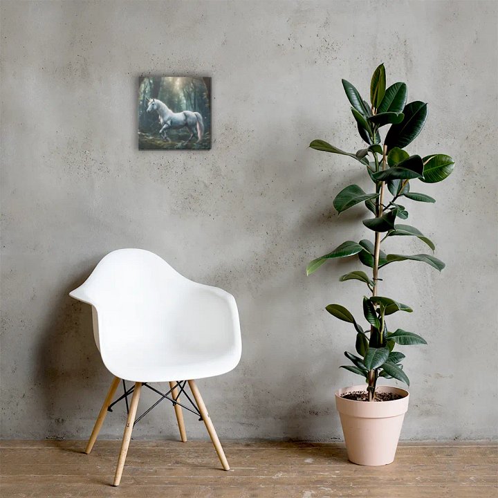 Unicorn In Magical Forest Wall Art product image (2)