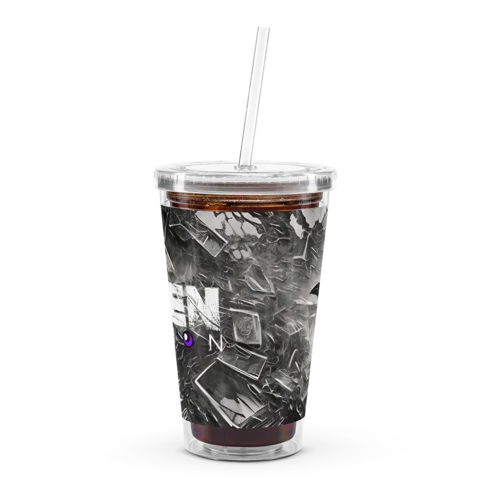 Raven Fiction Double Wall Clear Plastic Tumbler (16 oz) product image (7)