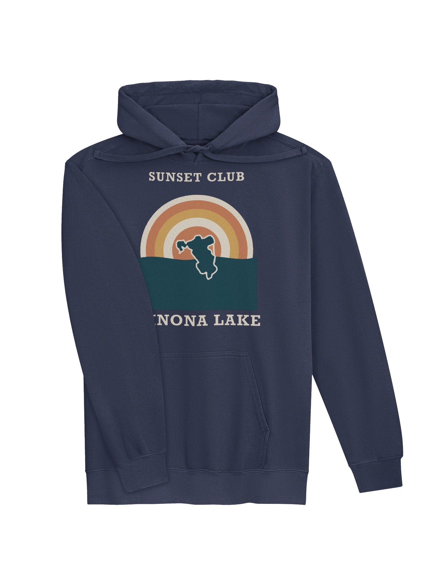 Sunset Club Comfort Colors Hoodie — Deep Tones product image (11)