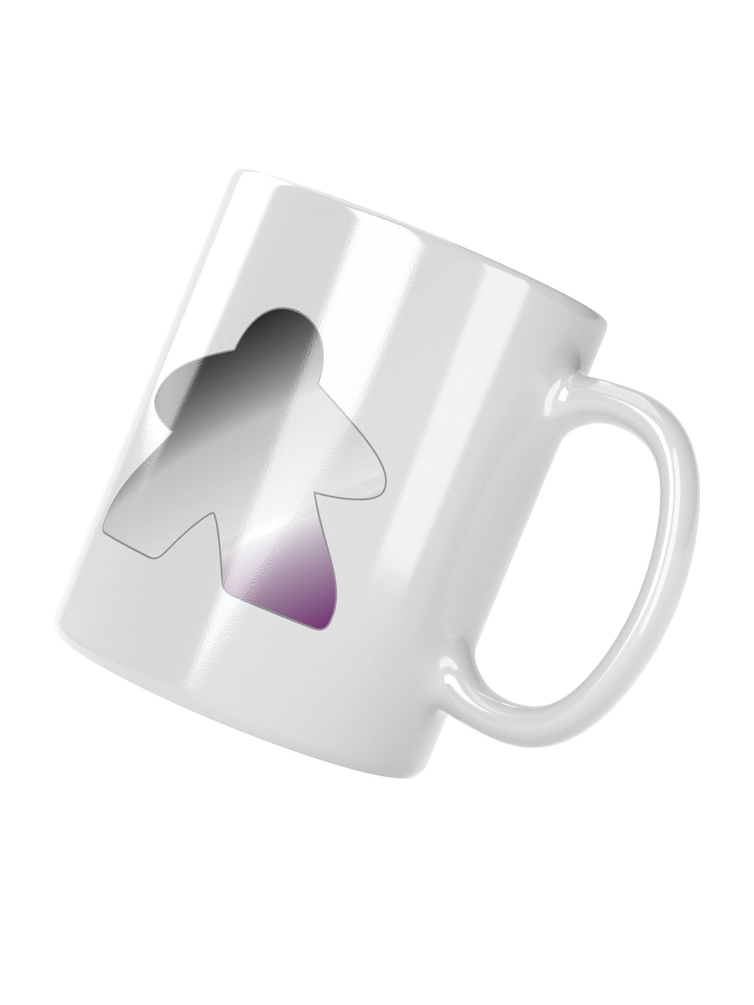 Asexual Pride Gradient Meeple Mug product image (2)