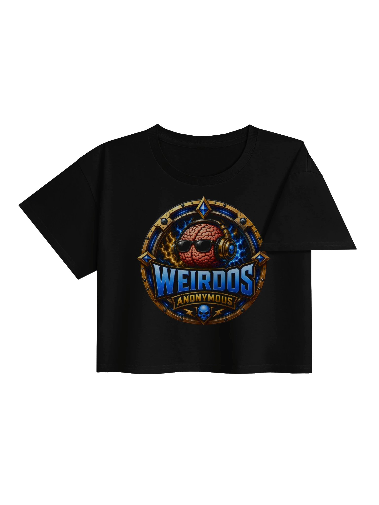 Beard__Oh Weirdos Anonymous Crop Top product image (4)