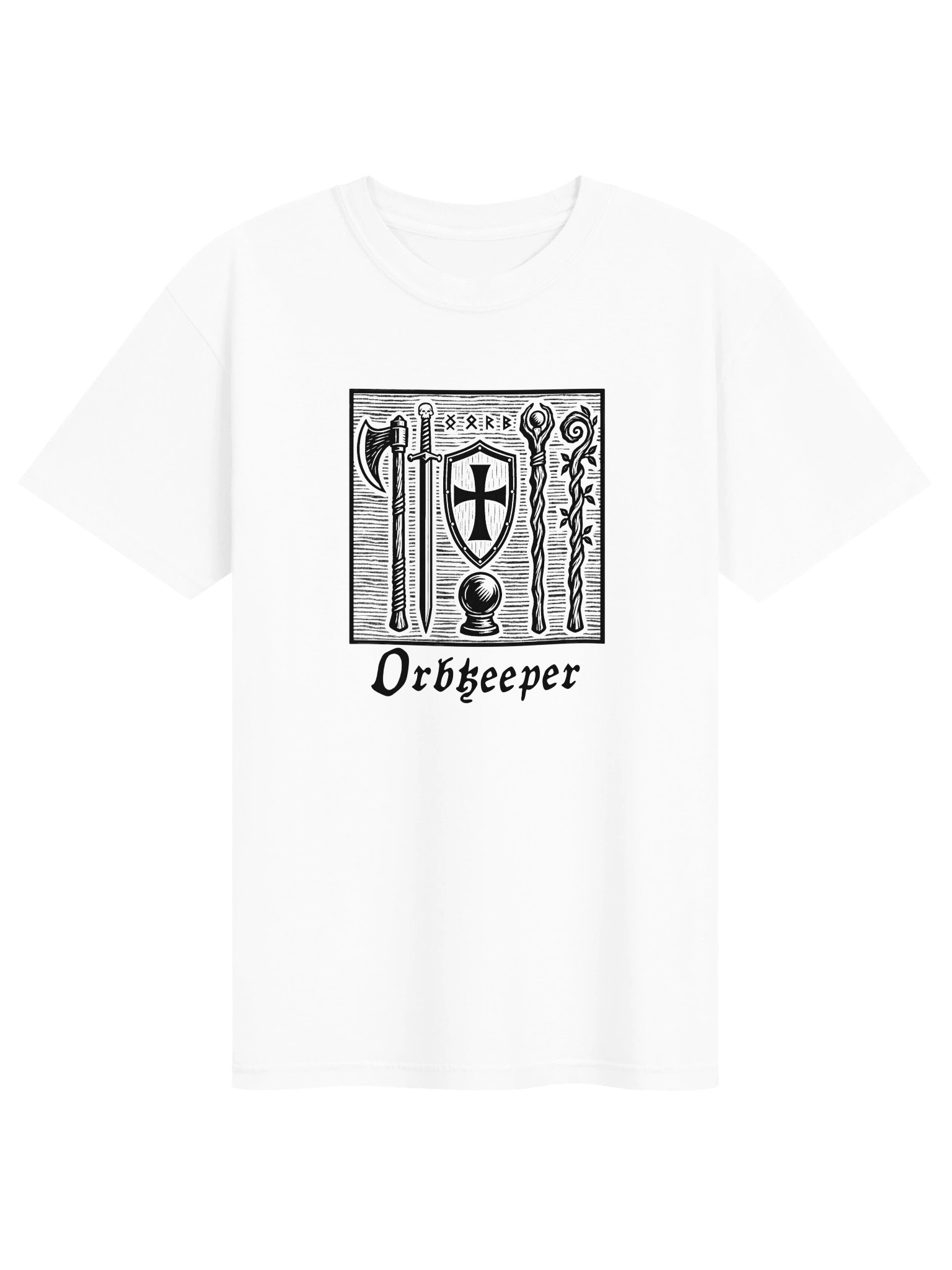 Holy Weapons Woodcut Vestment product image (1)