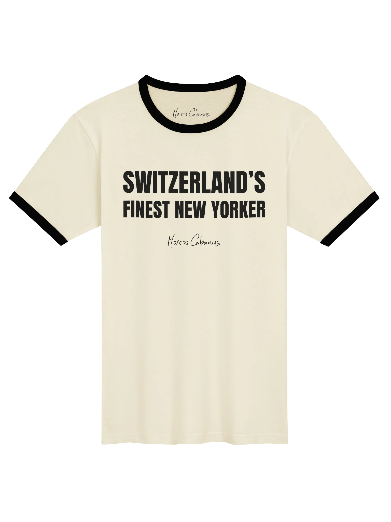 SWITZERLAND'S FINEST NEW YORKER BASEBALL TEE product image (1)