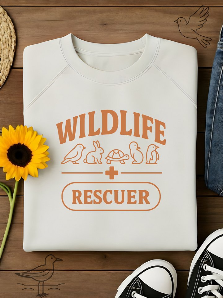 Wildlife Rescuer Graphic – Rustic Animal Lover Design product image (1)