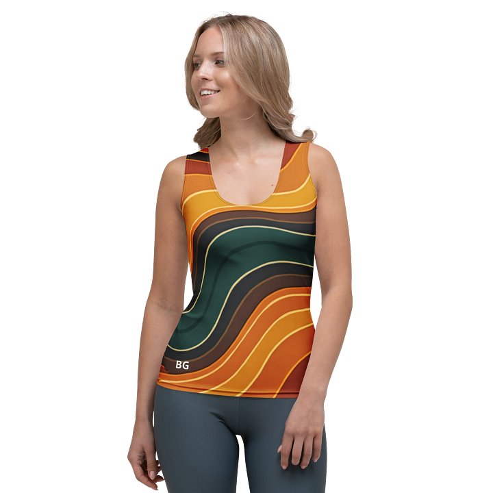 Barry Grady 'Flowing Waves' Women's Tank Top product image (1)