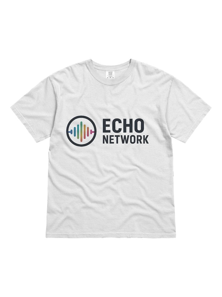 Echo Network “Frequency” Tee – White Edition product image (1)