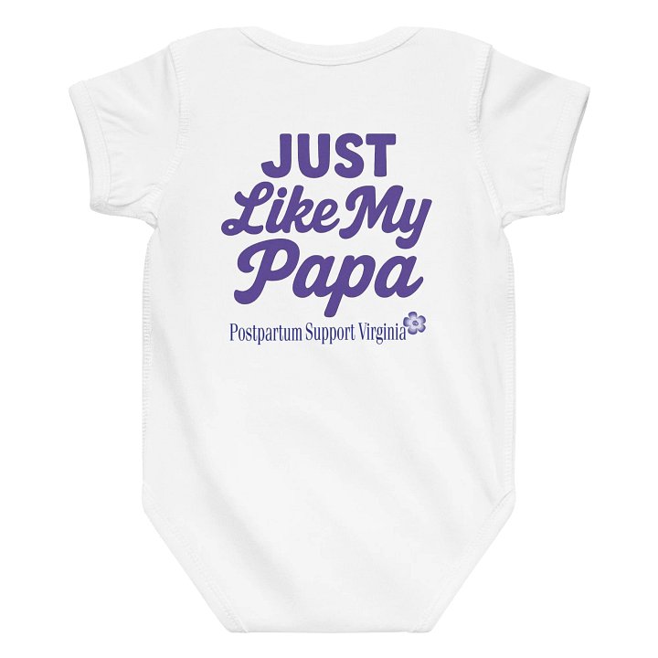 Just Like My Papa Onesie product image (2)