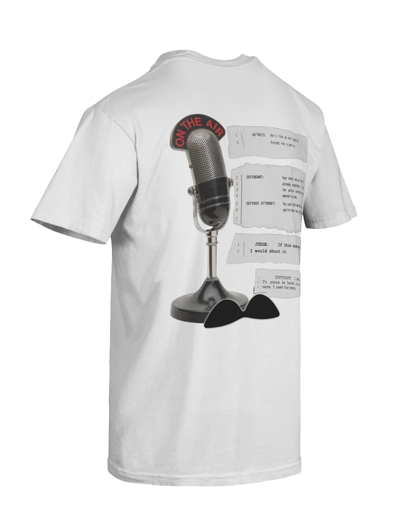 Iconic Court Transcripts White T-Shirt product image (10)