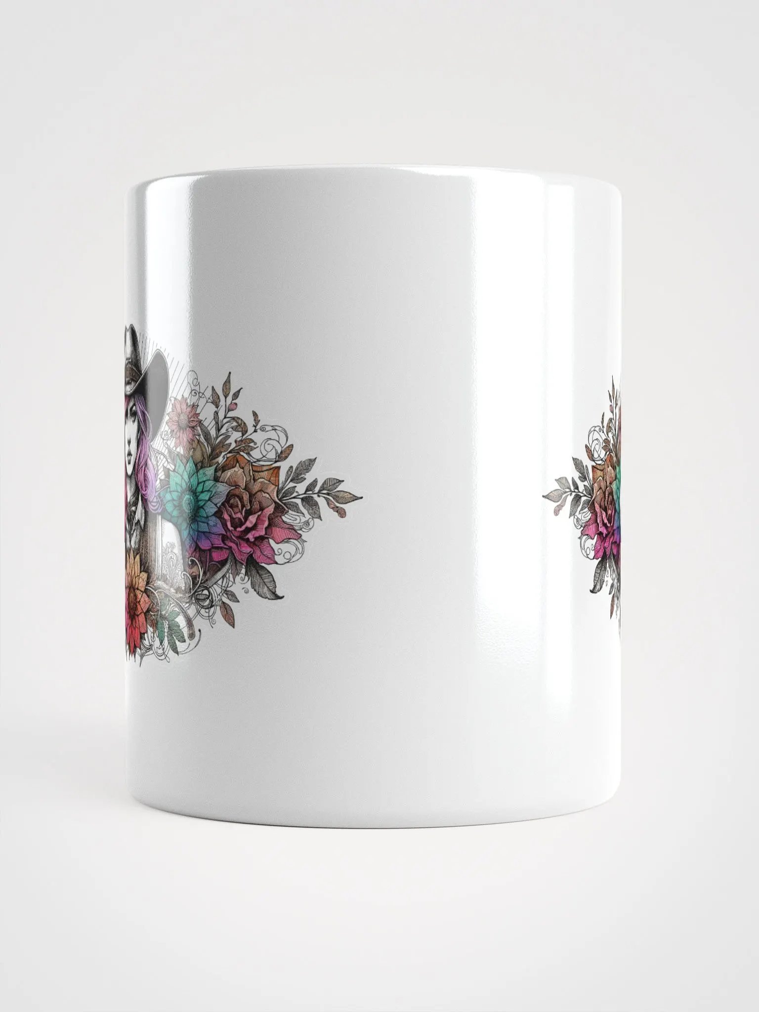 Sassy Floral Cowgirl Mirage Mug product image (5)