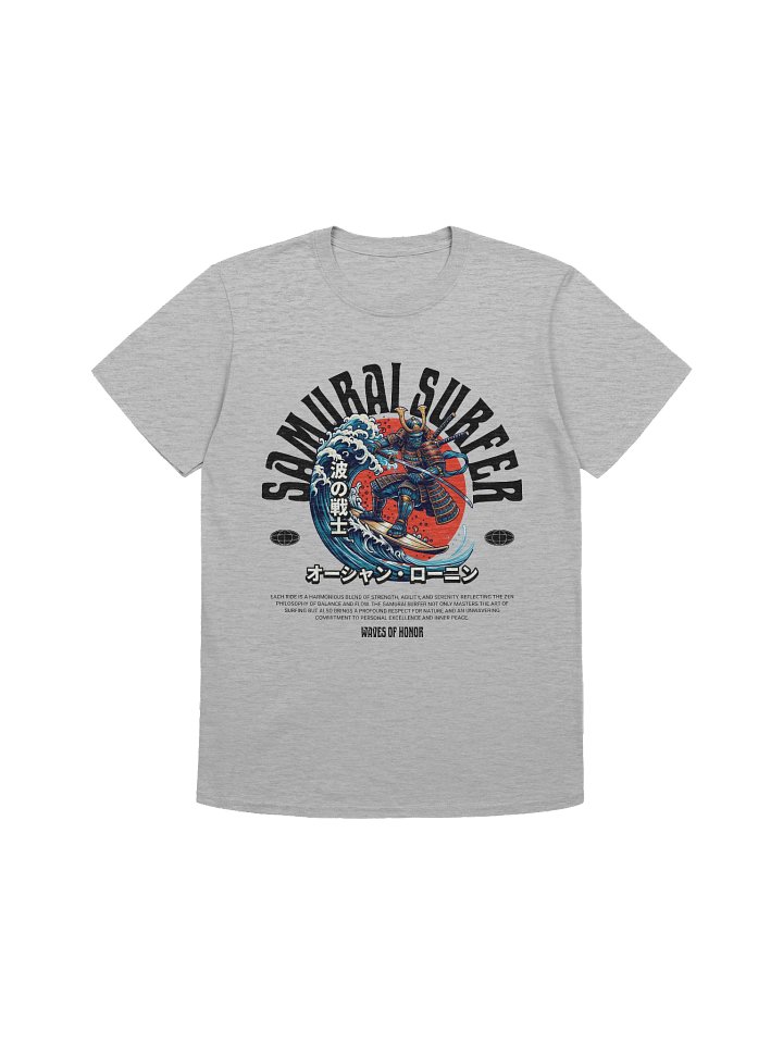Samurai Surfer Waves of Honor T-Shirt - Gildan Softstyle product image (1)