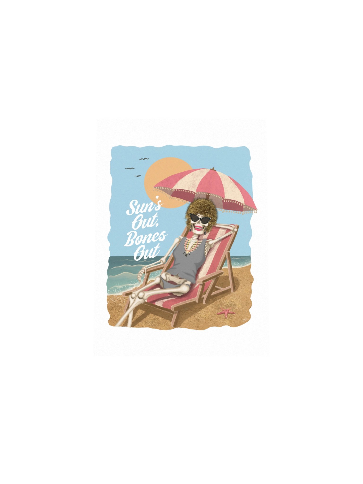 Sun's Out Bones Out Postcard (Print) product image (4)