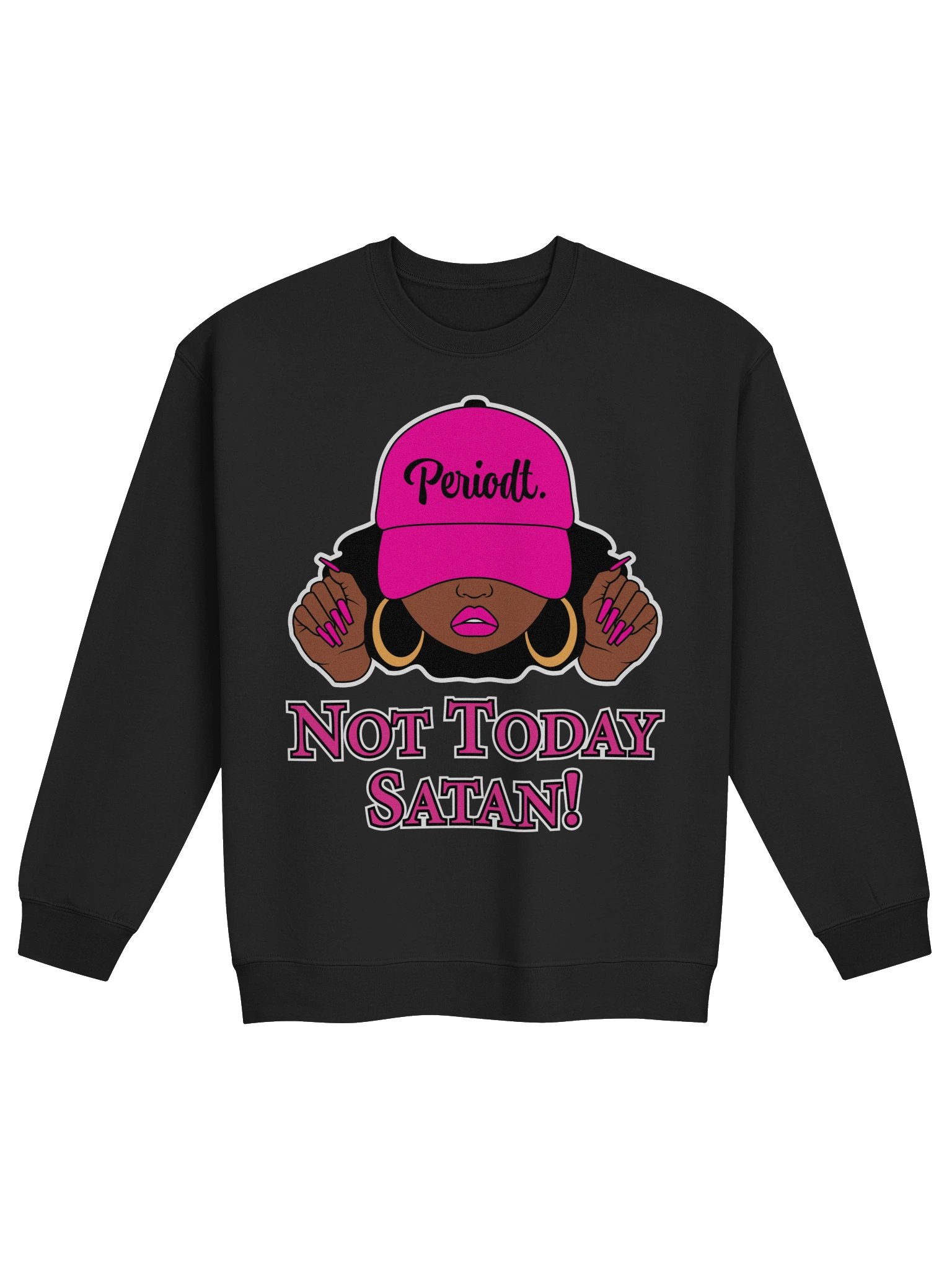 Not Today Satan V1, Drk Sweatshirt product image (1)