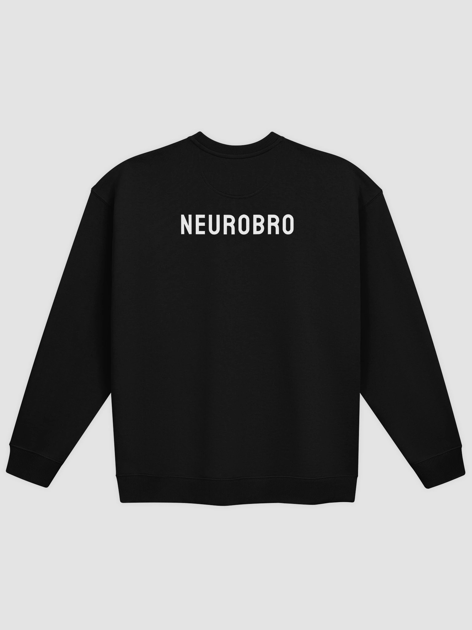 Neurobro | Black Essential Sweatshirt product image (4)
