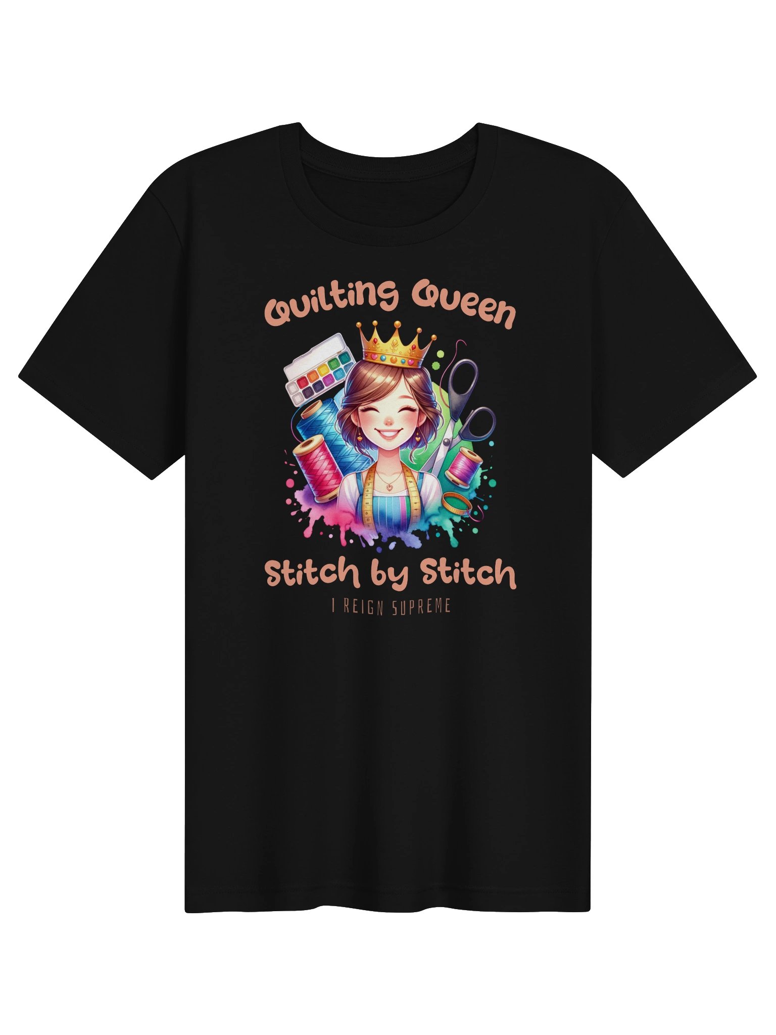 Quilting Queen Stitch by Stitch Tee product image (3)