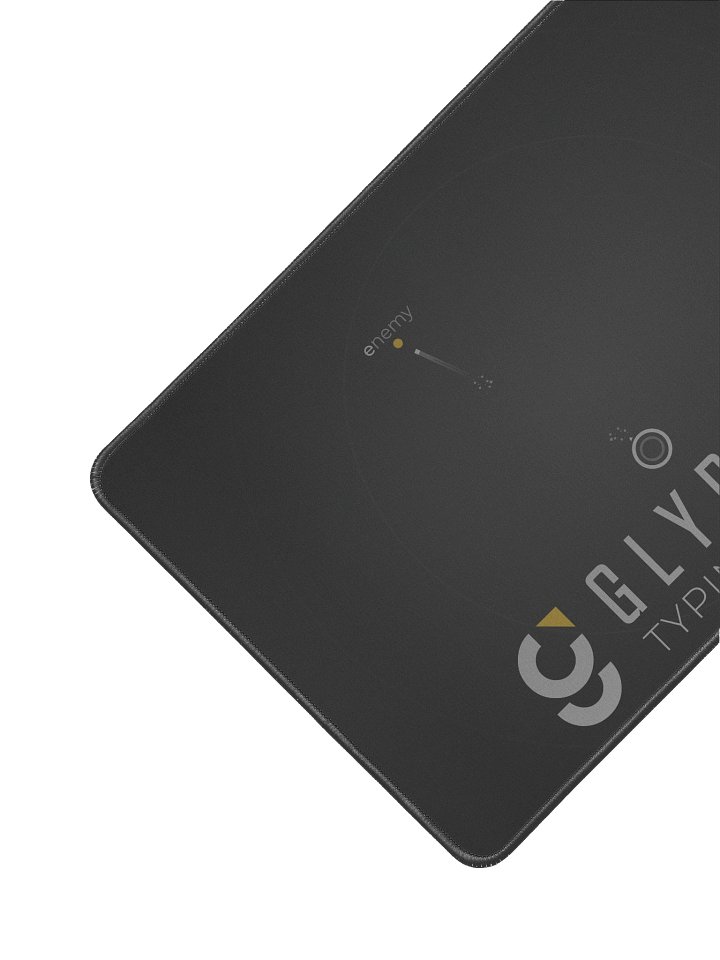 Glyphica Dark Theme Desk Mat Small product image (2)