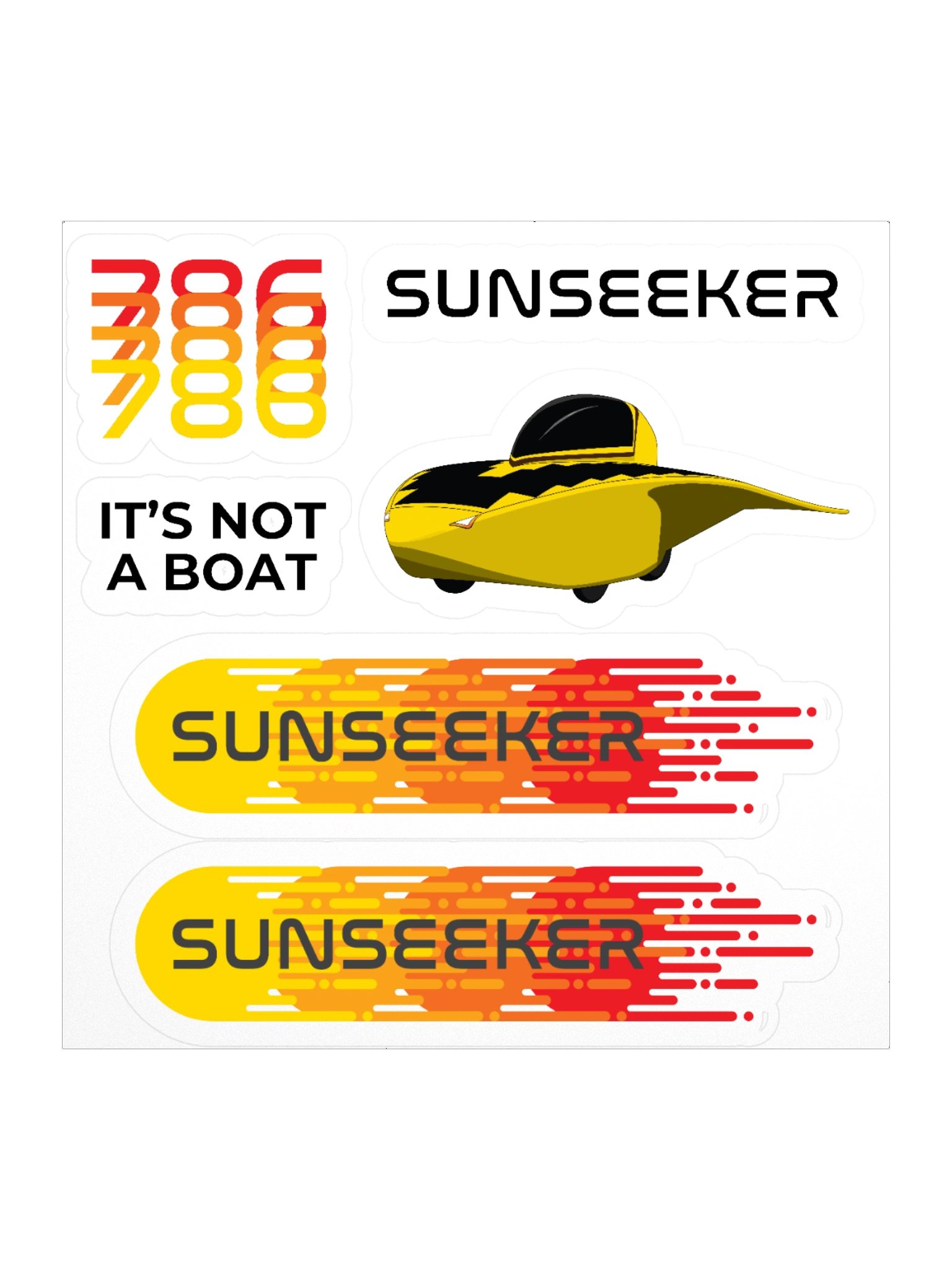 Sunseeker Small Sticker Sheet product image (1)
