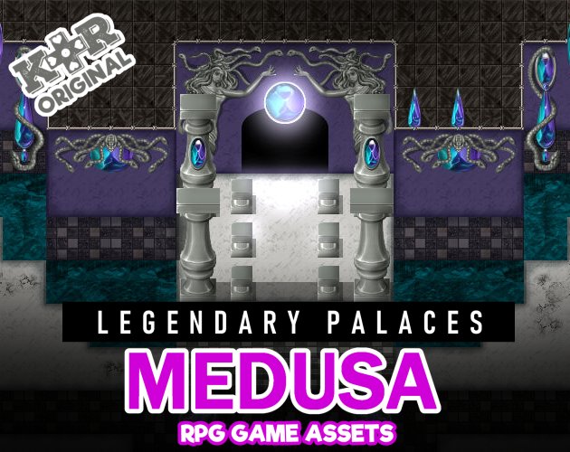 KR Legendary Palaces ~ Medusa Tileset for RPGs product image (1)