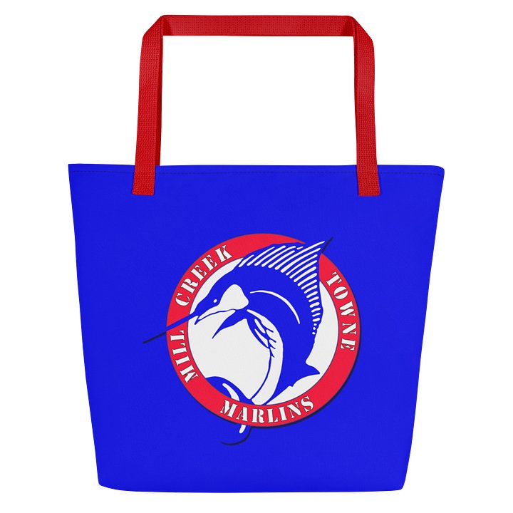 Apparently I Like Swimming Marlins Tote Bag product image (2)