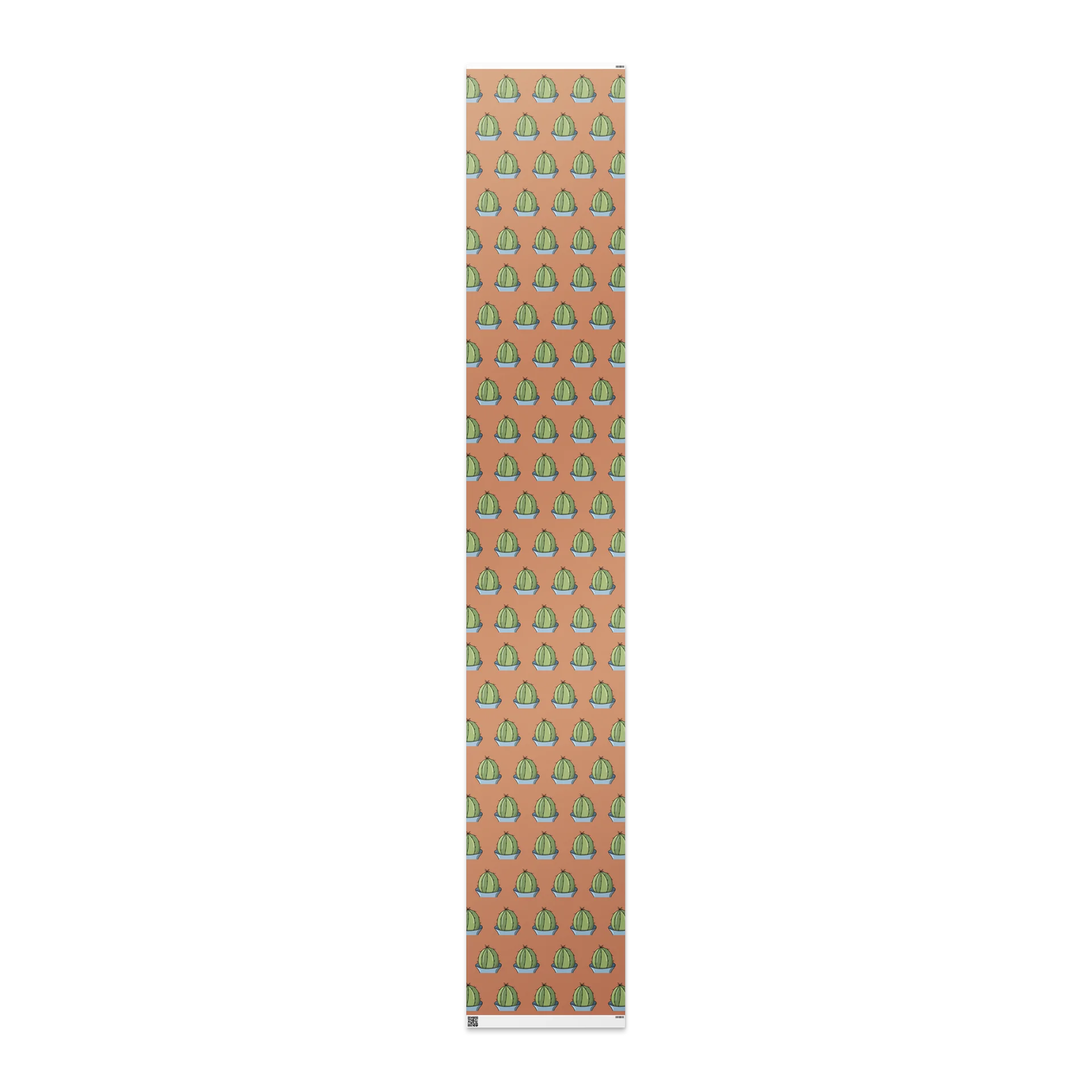 Barrel Cactus Bold Statement Pattern Illustrated Gift Wrap, Matte or Glossy Finish product image (3)