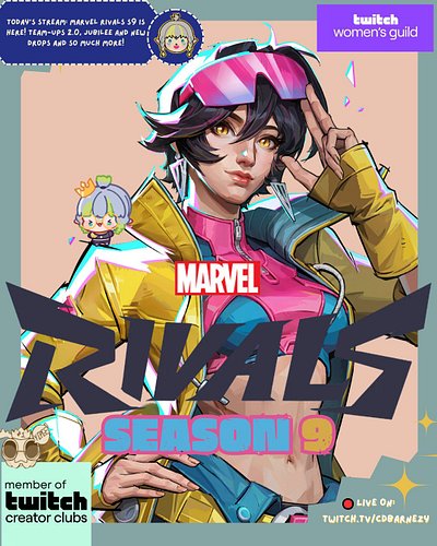 🔴LIVE🔴 Today’s Stream: Cheeky afternoon stream for the new season of Marvel Rivals! Jubilee is HERE and the team-ups 2.0 as w...
