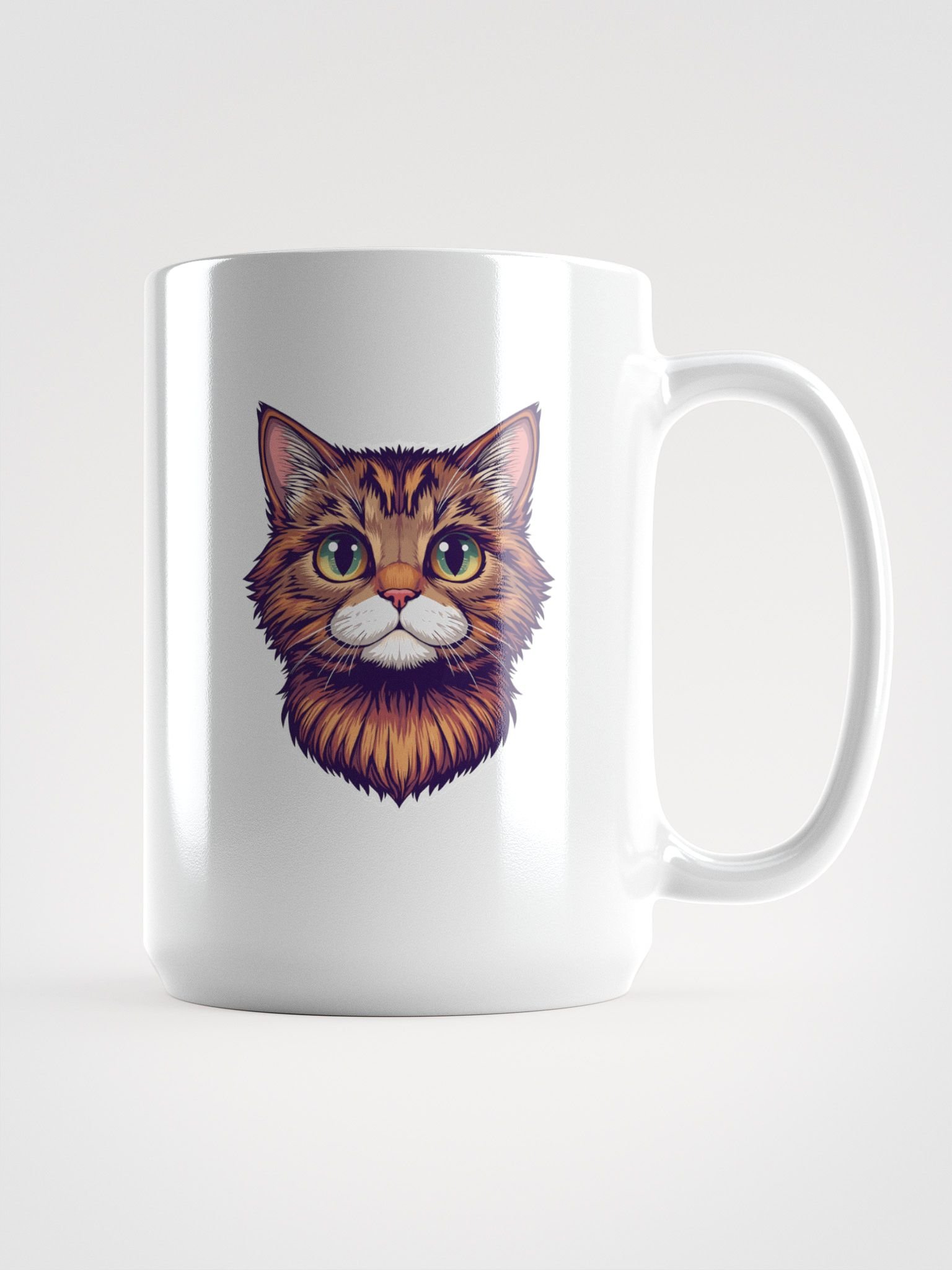 Whiskered Dream White Glossy Mug product image (2)