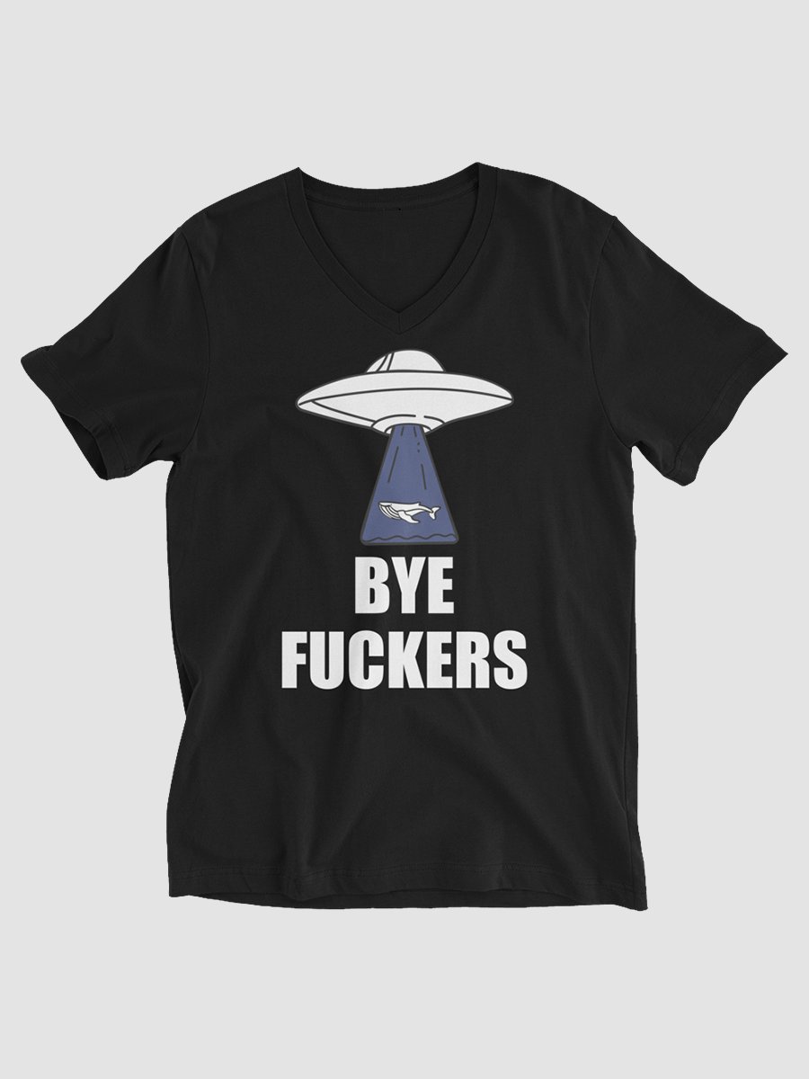 Bye Fuckers v-neck t-shirt product image (3)