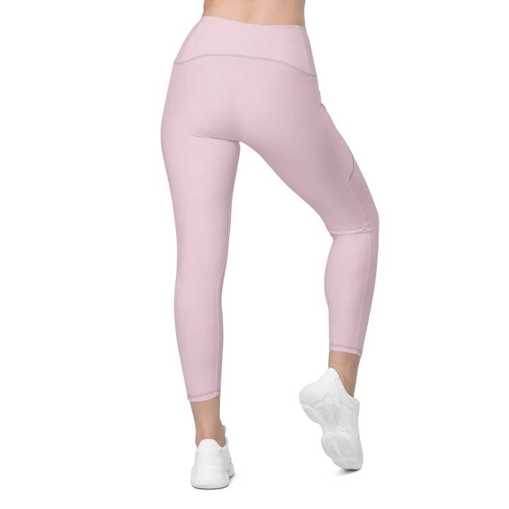 Bold Black Logo All-Over Print Leggings product image (2)