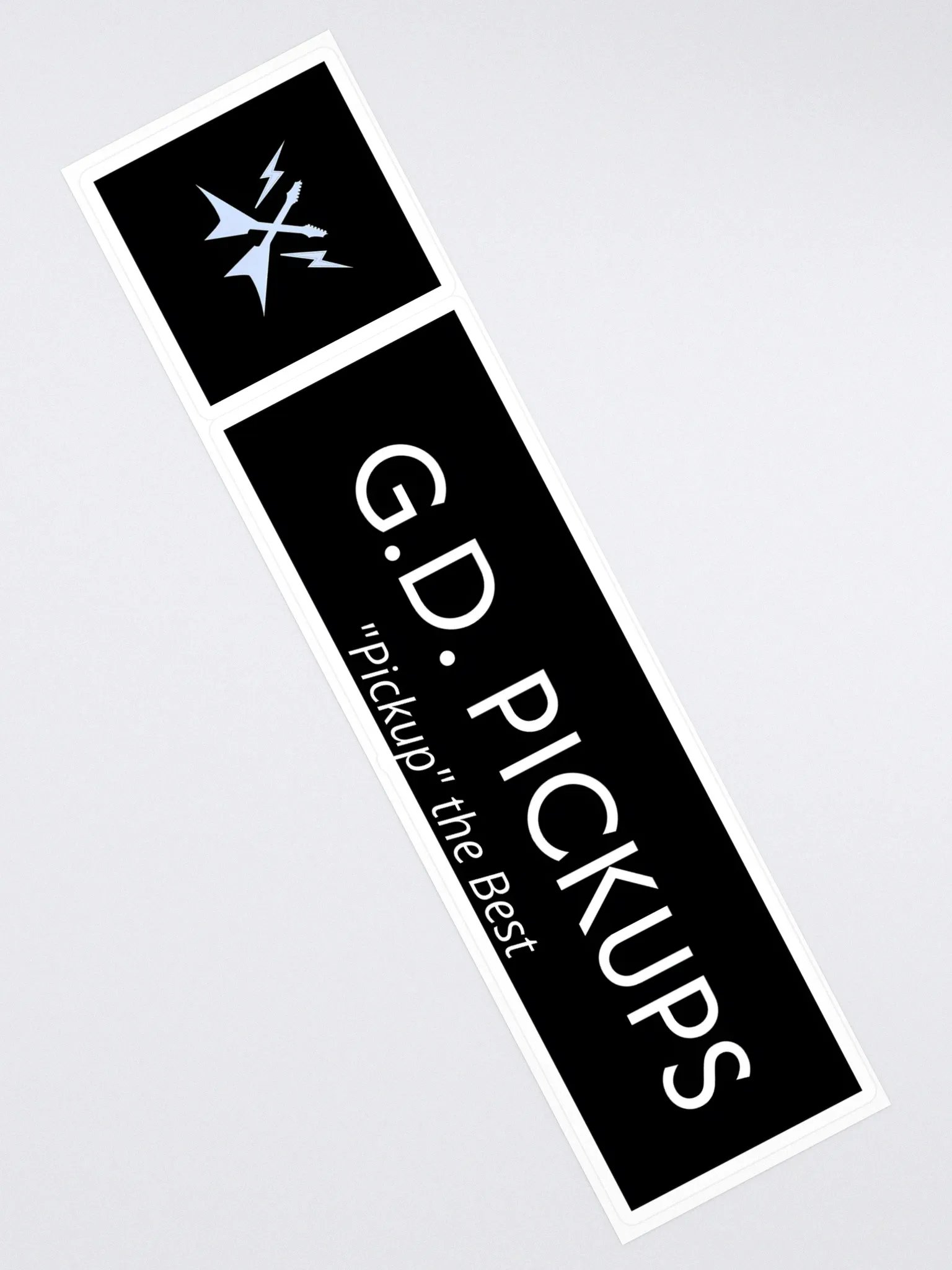 G.D. Pickups Official Logo 15" x 3.75" Sticker product image (2)