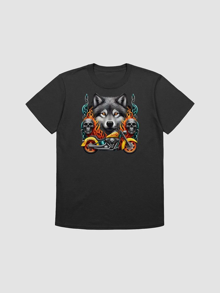 Flaming Wolf Biker Tee #11 product image (1)