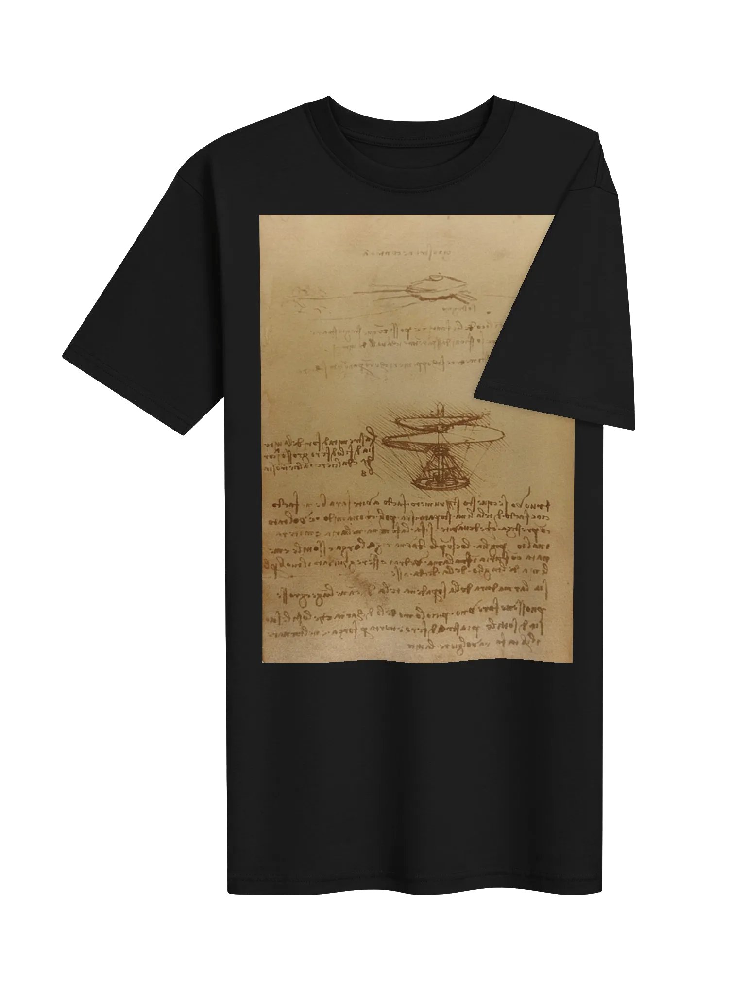 Studies of Flying Machines (Aerial Screw and Ornithopter) Leonardo da Vinci product image (4)