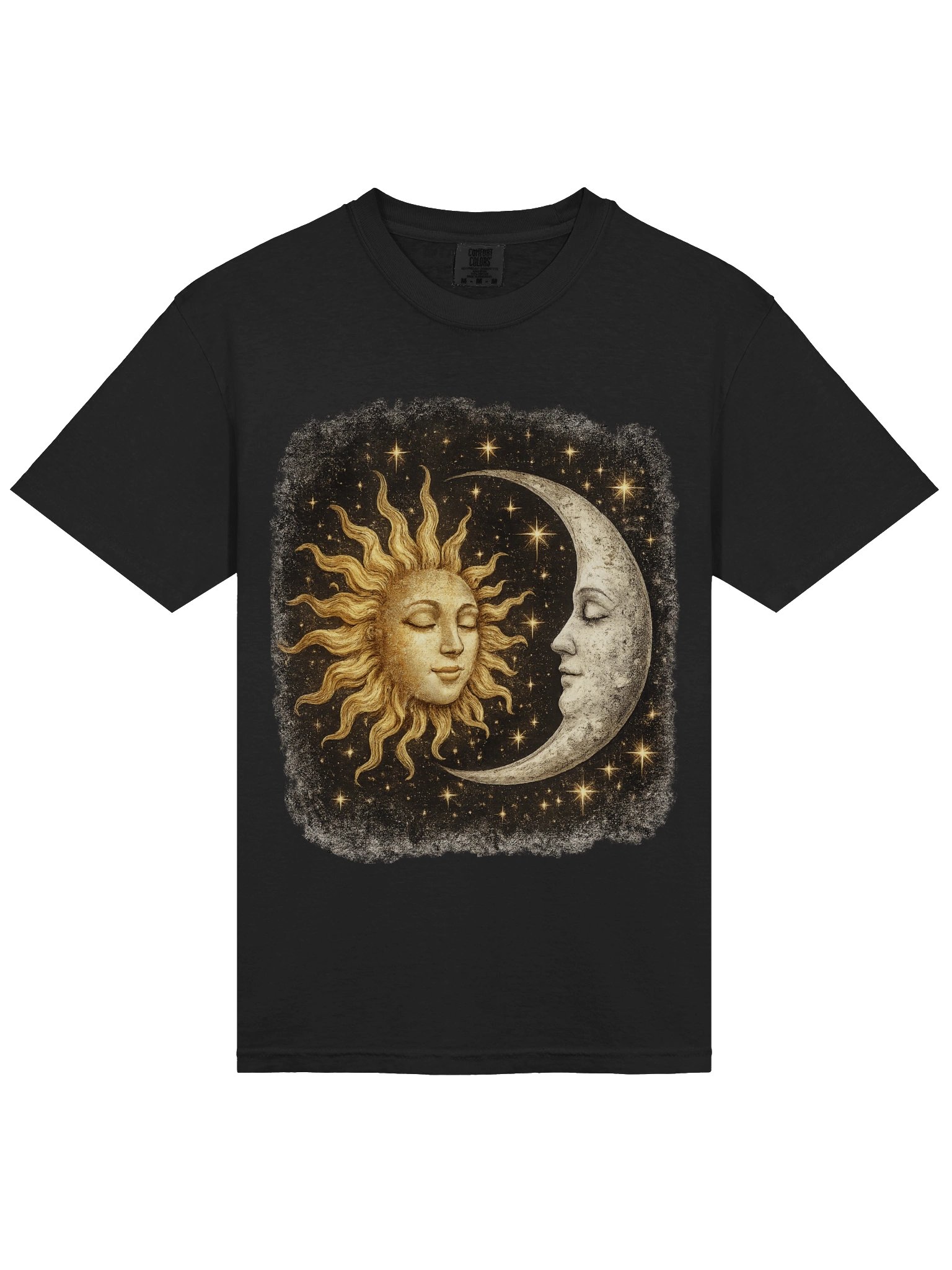 Celestial Sun & Moon T-Shirt | Mystical Vintage Tarot product image (9)