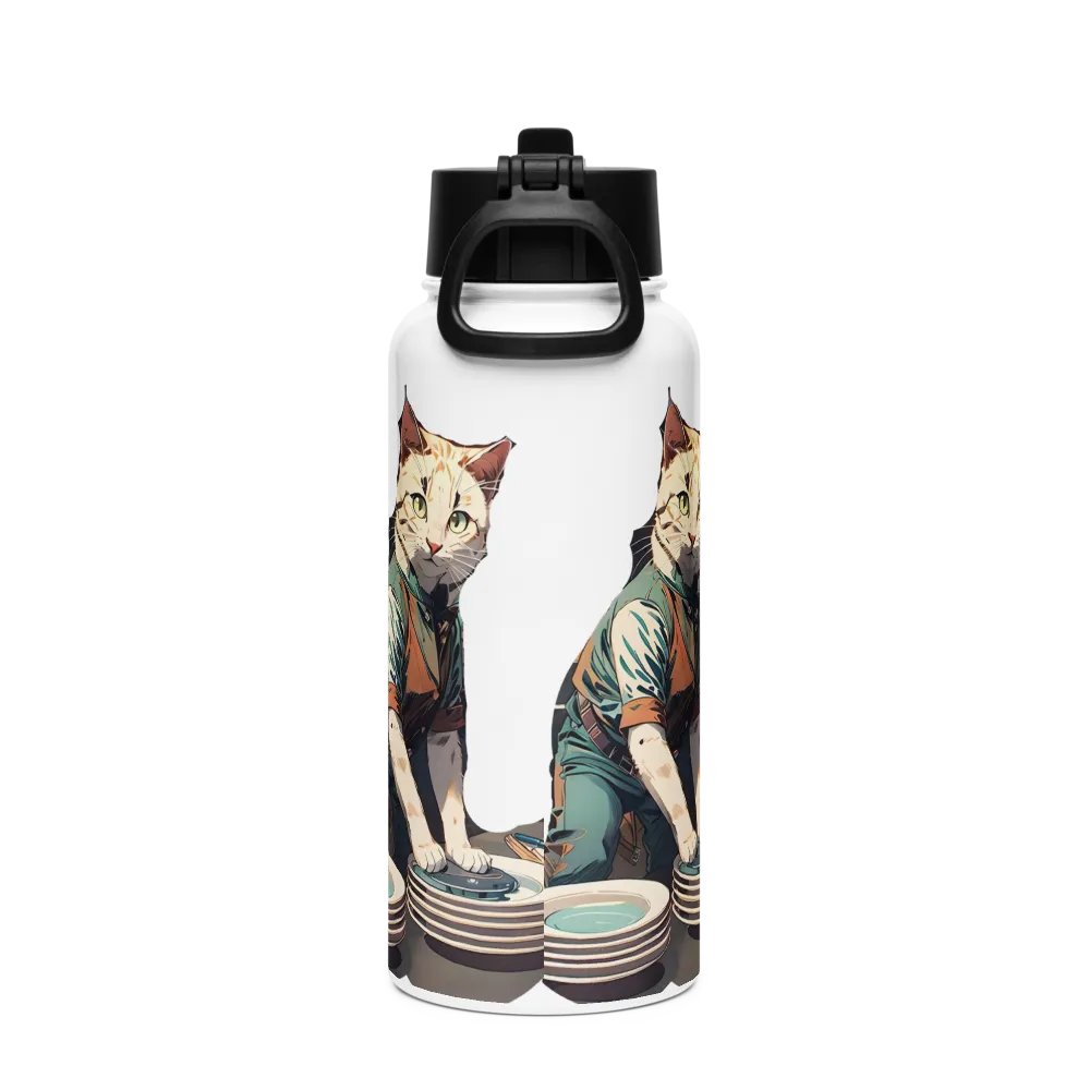 Purr-fectly Practical Stainless Steel Bottle product image (2)