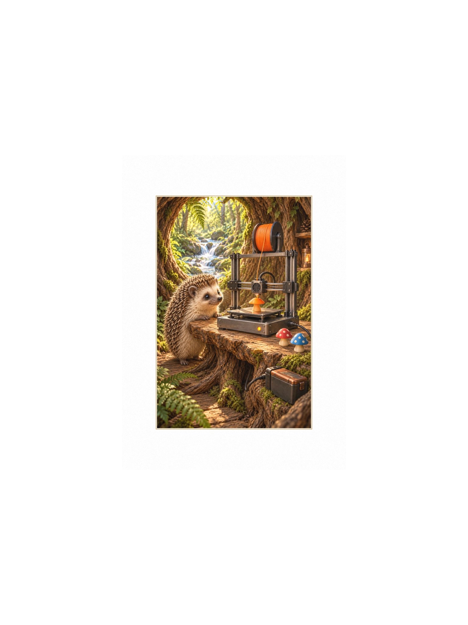 Spool Party Small Art Print product image (1)