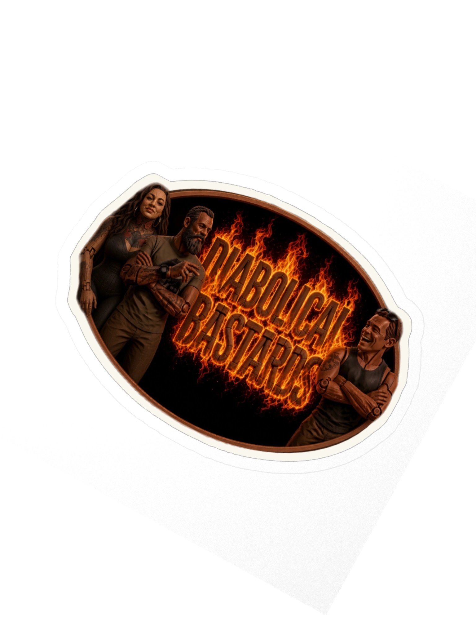Diabolical Bastards Logo Sticker product image (5)