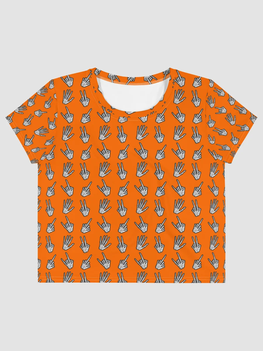Bone Zone pattern crop tee product image (2)
