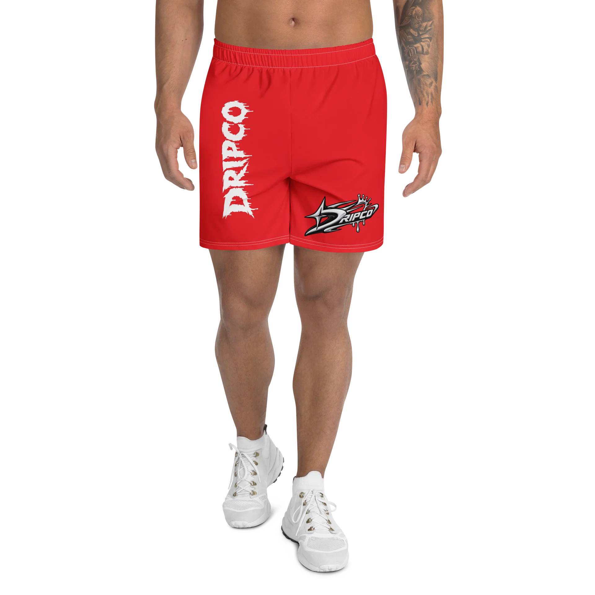 DRIPCO Red Drip Athletic Shorts product image (1)