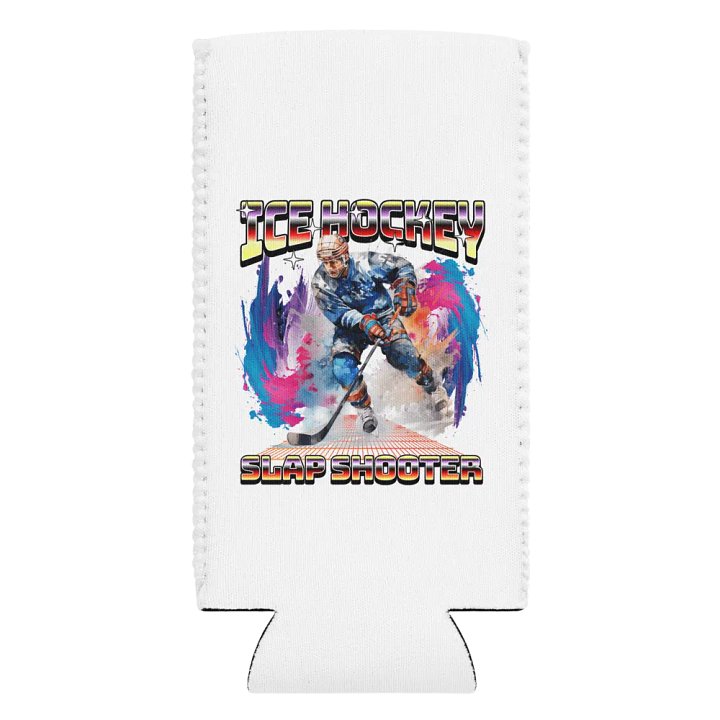 Ice Hockey Slap Shooter Can Cooler product image (2)