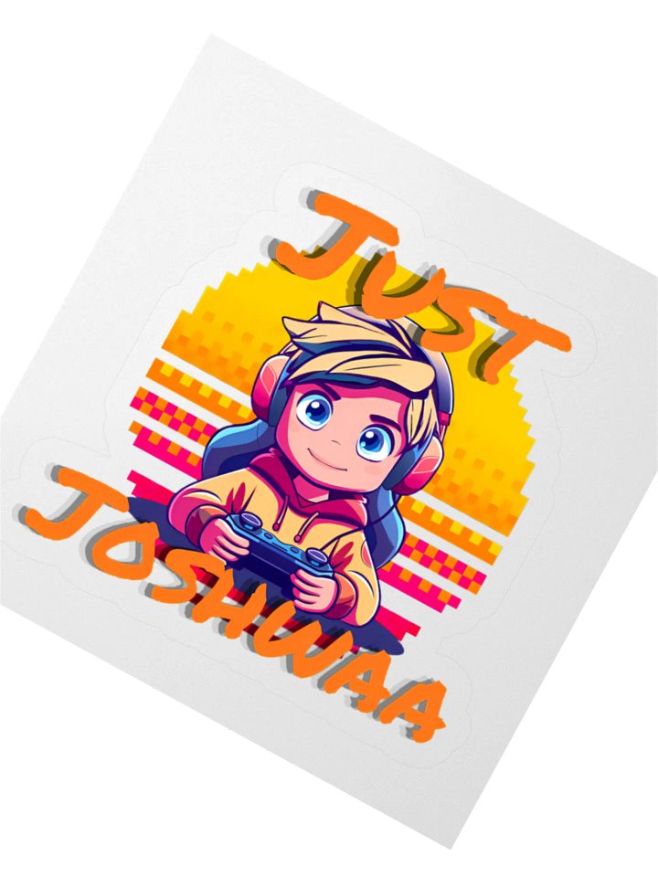 JustJoshwaa 3" Sticker product image (2)